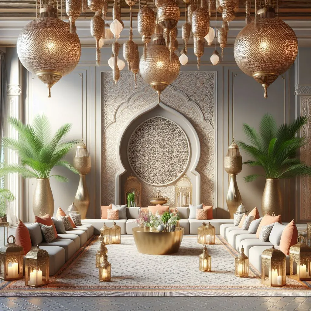 Moroccan reception decor 1